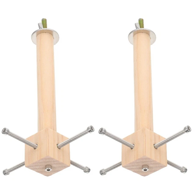 2x Käfig Vogel Feeder Sittich Spielzeug Papagei Obst Gabel