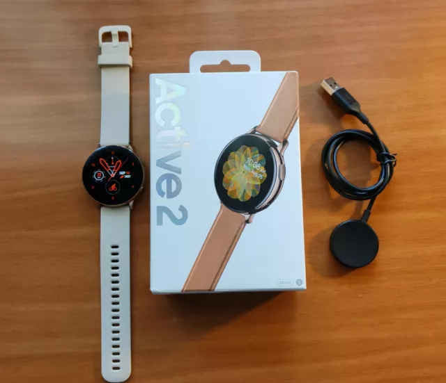 SAMSUNG GALAXY WATCH Active 2 44 mm gold Stainless Steel ACCIAIO