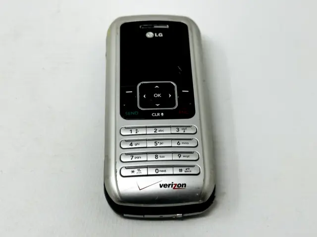 LG Envy VX9900 Verizon Cell Phone, Silver - Missing Battery & Battery Cover READ