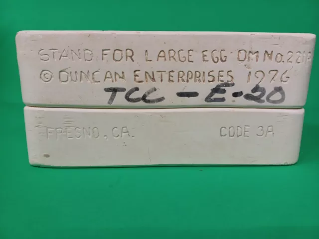 Vintage Duncan Ceramic Slip Casting Mold DM No. 221A 1976  Stand for Large Egg