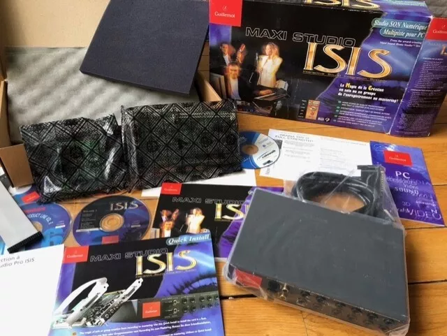 NEW Guillemot Maxi Studio ISIS from 1999 - PCI sound card wavetable full bundle 2