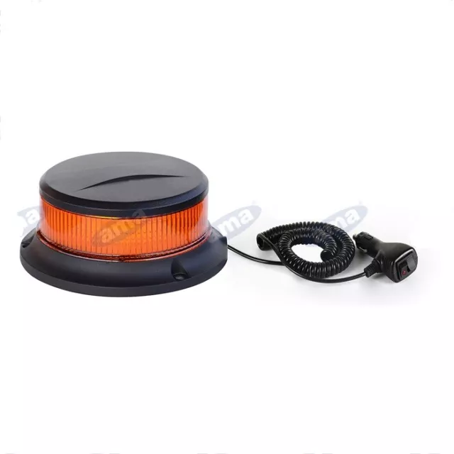 Rotation de Phare Mini LED 12-24V Base Magnétique 18 Clignotant Bas Élévateur