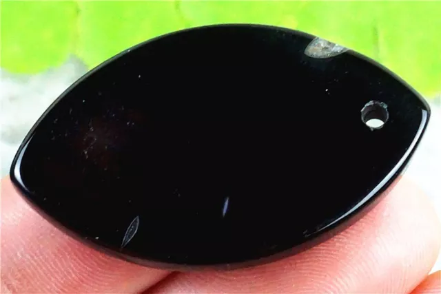 V10995 35x21x4mm Black/white Druzy Geode Agate Marquise Pendant Bead