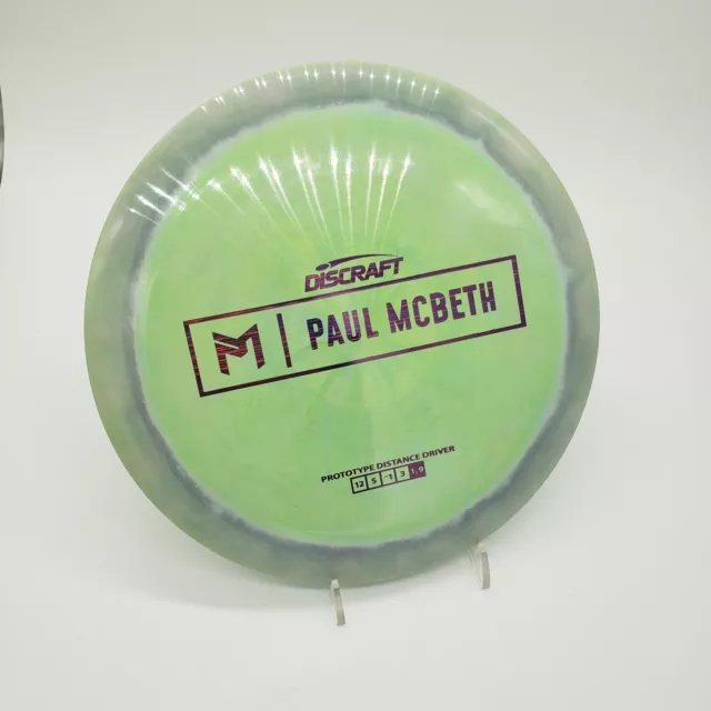 PAUL MCBETH  DISCRAFT  PROTOTYPE KONG ZEUS  170-172g. Purple Foil