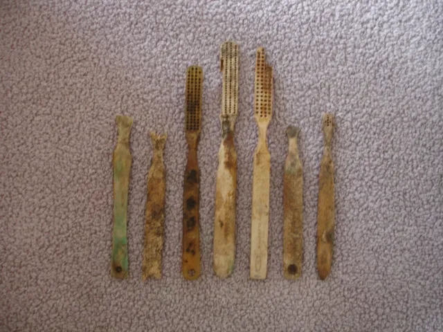 World War I Relics - Toothbrushes, British - Somme Finds