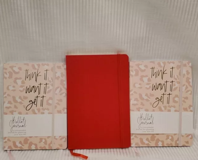 3 Hardcover-Journal-Notebooks, Packs A5 Lined Journals Notebook for Writing New