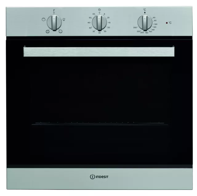 Indesit Built In IFW6230IX 60cm Electric Oven - Stainless Steel