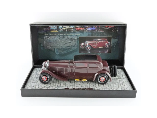 Modèle Réduit Minichamps Bentley Speed Six Corsica Coupe - Échelle 1/18 - Marron - Neuf