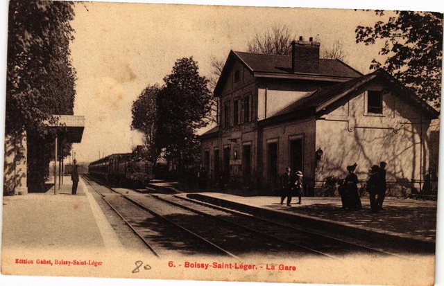 CPA AK BOISSY-SAINT-LEGER - La Gare (211217)