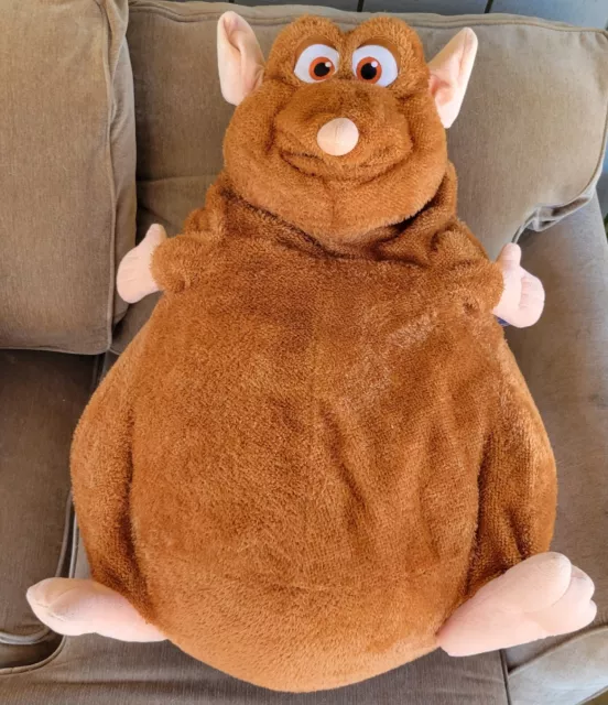 Disney Pixar Ratatouille Plush Emile Bean Bag Jumbo Large Plush 24" With Tags