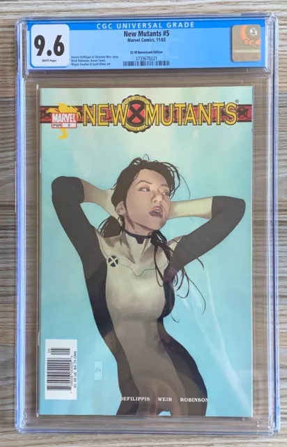 New Mutants 5. CGC 9.6. Newsstand Variant. $2.99. 1st Elixir. HTF 2003