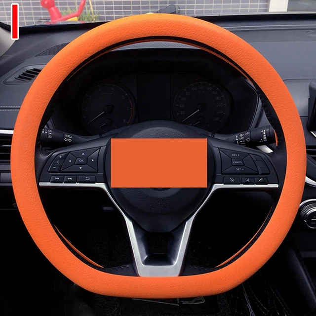 Universal Cars Silicone Steering Wheel Cover Snake Pattern Auto Accessory