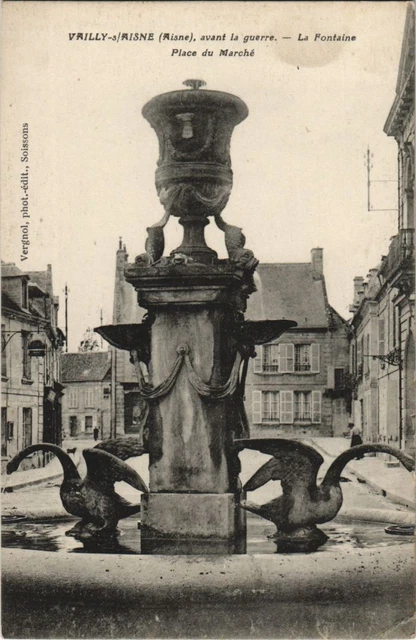Carte Postale Ancienne Vailly-sur-Aisne (02) - Intérieur Du Puits N°1, La Houille