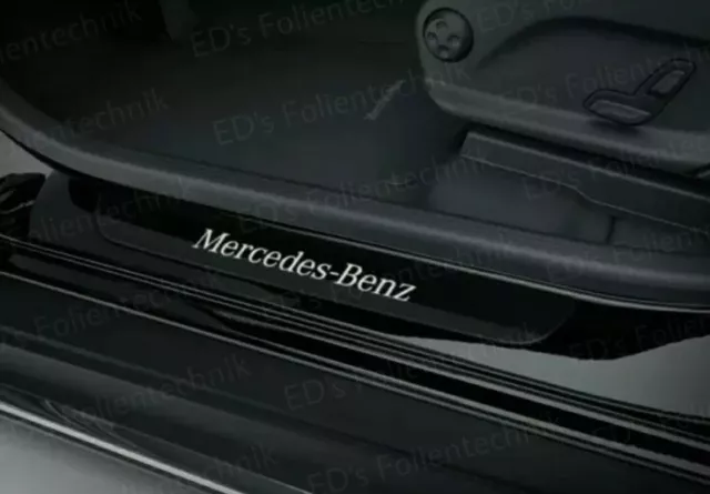 Mercedes Benz Einstiegsleiste SET Aufkleber Tuning 2 Stück