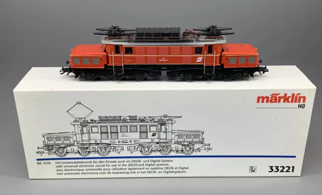 H0 MÄRKLIN DELTA Lokomotive ÖBB BR 1020 024-4  33221  AC  OVP   / 4 L 966