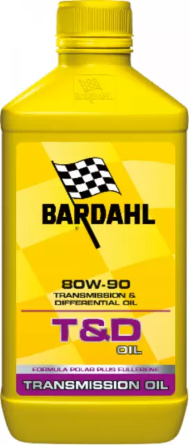 Bardahl T&D/80W90 Olio/cambio  trasmissione differenziale per auto moto  1 Litro