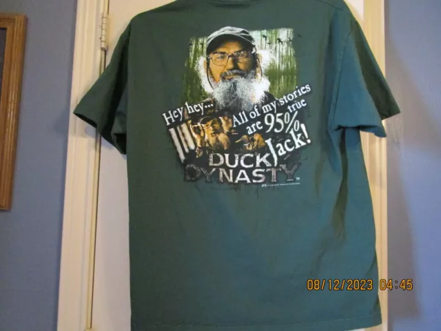 Duck Dynasty T-Shirt  XL Uncle Si Hey Hey All Of My Stories Are 95% True Jack