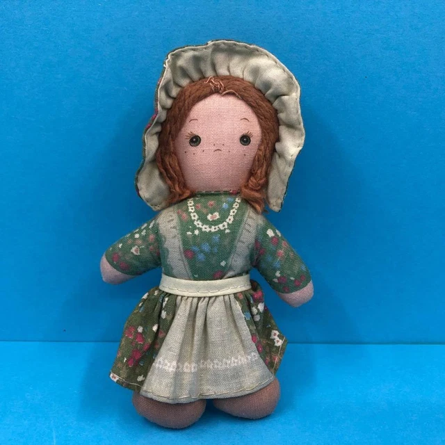 Vintage Holly Hobbie Knickerbocker Amy 5" Mini Rag Soft Toy Doll 1970s 1980s