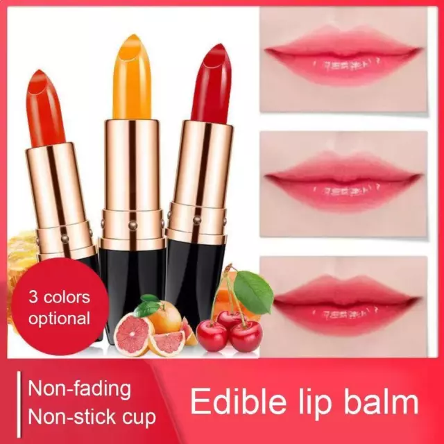 LongLasting ColorChanging Lip Balm with Firming Infused with 3