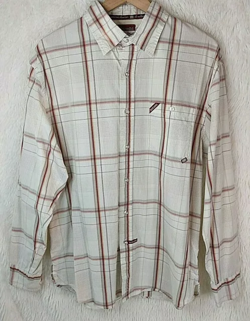 ECKO UNLTD Men's L/S PLAID Shirt Size LARGE VERY NICE CONDITION WESTERN LOOK 2