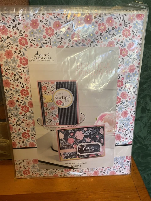 Kit para fabricante de tarjetas de Annie del mes club hermosa amistad CM094 nuevo sin abrir