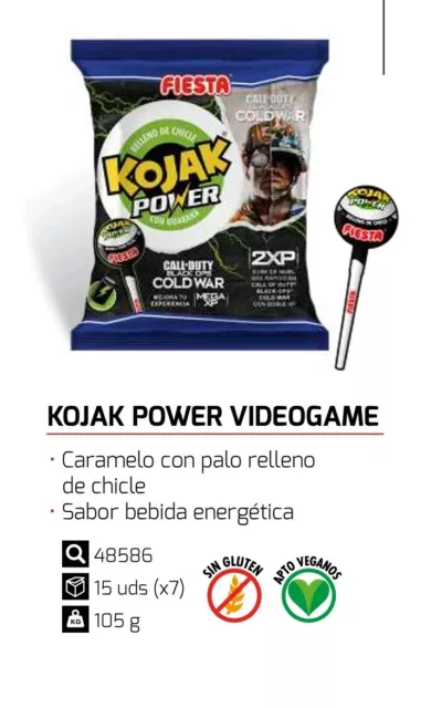 Kojak Power Calle Of Duty 15 bolsas x 7 und