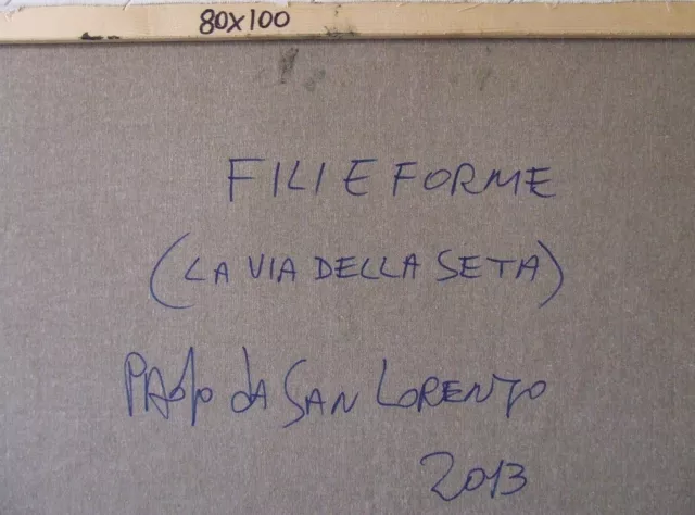 paolo da san lorenzo  FILI E FORME 80X100 2