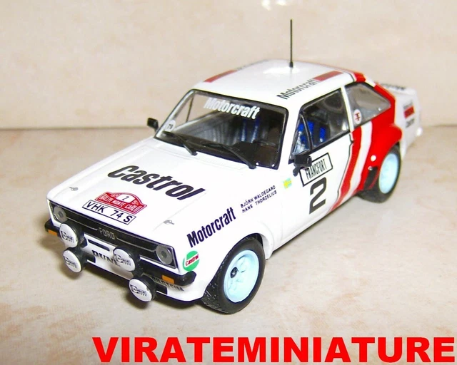 Ford Escort Waldegaard Acropolis Rallye 1979 1/43 - Modèle Réduit IXO Neuf En Boîte