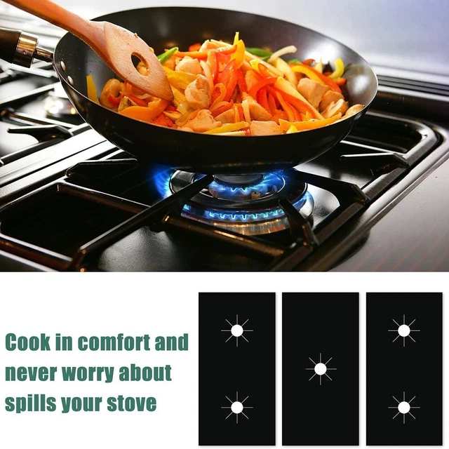Couvercles De Protection Pour Boutons De Cuisinière à Gaz - Lot De 8, Transparent/noir, Sécurité Enfants
