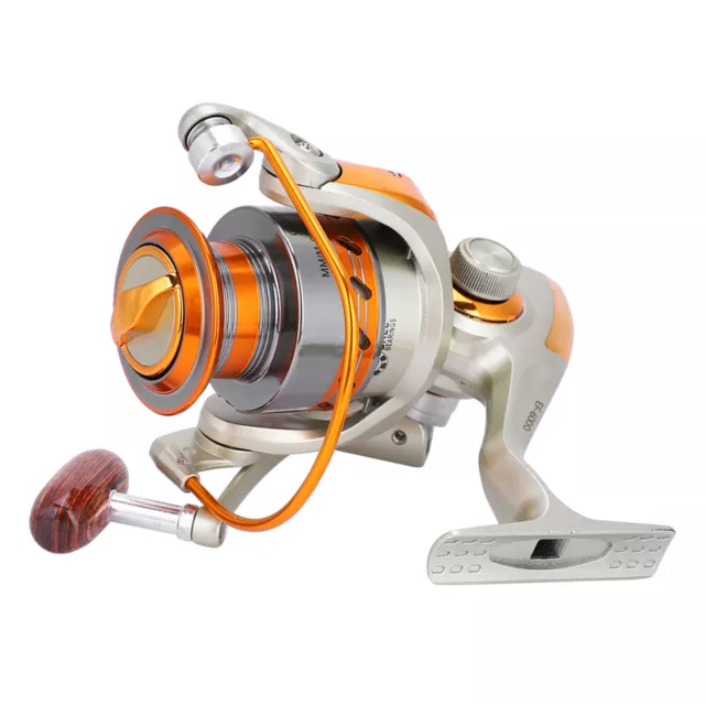 (EF6000)12BB Saltwater Wheel Ocean Sea Boat Ice Fishing Reel Trolli HG5