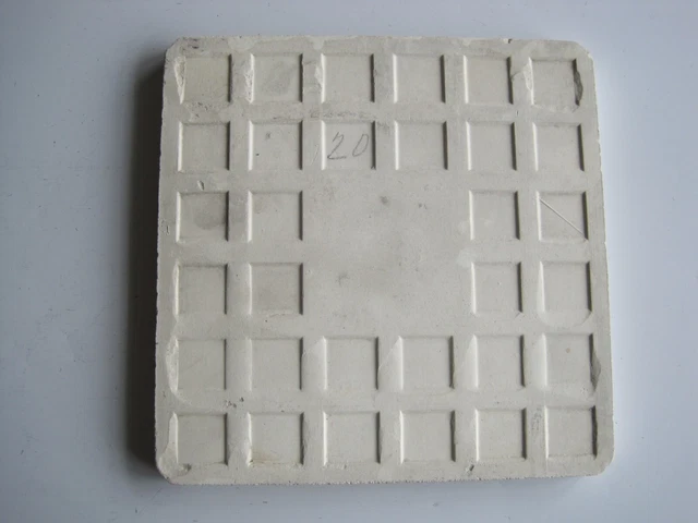 Antique Victorian 6" Blue On White Transfer Print Wall Tile W/Splayed Corners 3