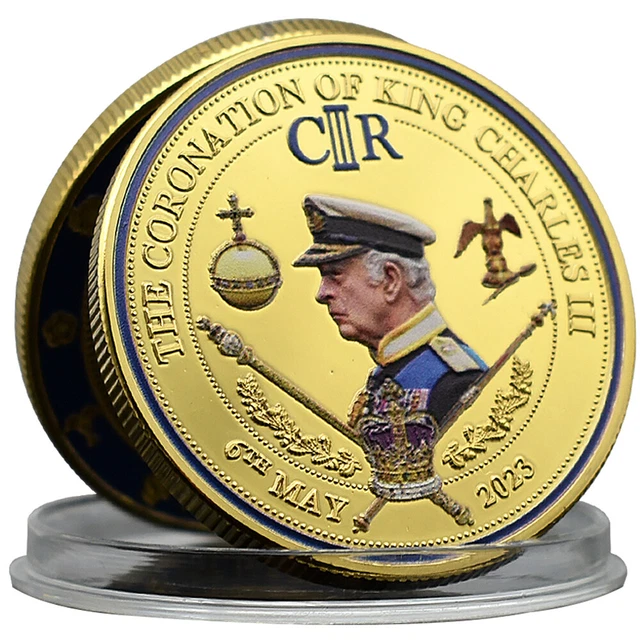 BRITISH KING CHARLES III Gold Coin The Coronation of King Charles III