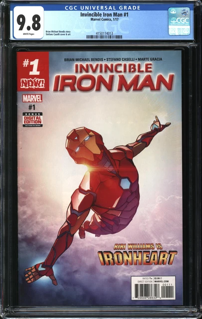 Invincible Iron Man (2017) #1 CGC 9.8 NM/MT