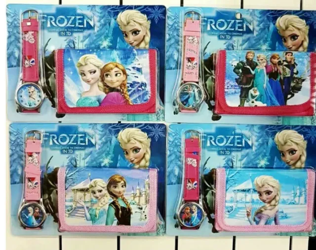 Frozen Elsa Watch And Wallet Set
