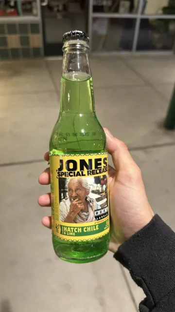 Jones Soda SPECIAL RELEASE Hatch Chili & Lime Soda 12oz Bottle - Soldout!