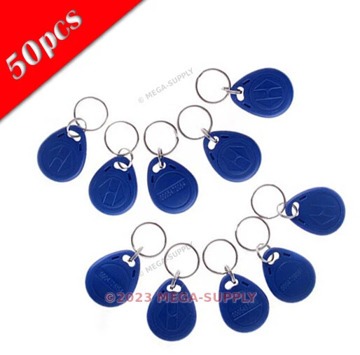 50pcs 125Khz RFID Proximity ID Card Token Tag Key Keyfobs High-quality