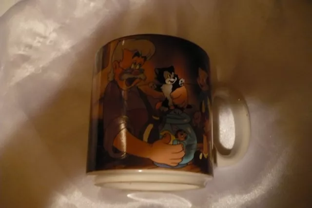 Vintage Walt Disney Pinocchio & Geppetto Coffee Cup Mug