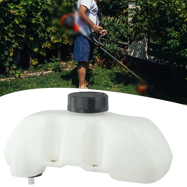 Réservoir De Carburant Pour Débroussailleuse 43CC 40-5 139 | Pièce De Rechange Plastique Blanc - Accessoire Tondeuse à Gazon - 3