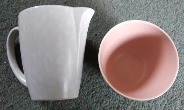 Poole Pottery Milk Jug and Sugar Bowl