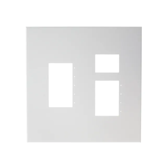 Lutron Nt-C11/C13-Fb-Wh Grafik Eye Homeworks Wall Station Face Plate Kit, White