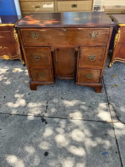 Antique English Mahogany Desk.