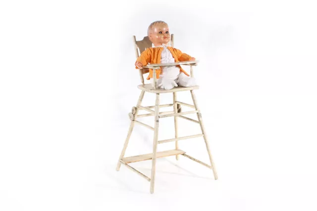 Old High Chair Children's Chair Wood Children Chair Toy