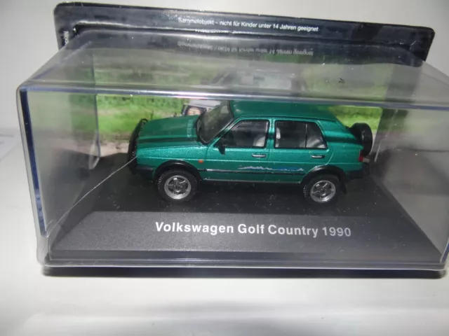 De Agostini Vw Volkswagen Golf Country 1990 Modellauto 1:43 Sammler Modell