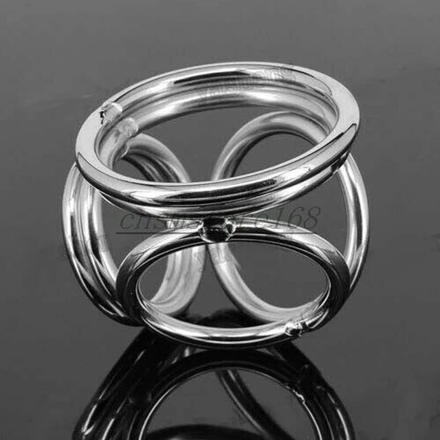Edelstahl Hodenringe Hakenring Penisring Mit Anal Hook Analhaken, SM