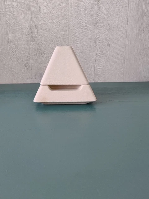 Lampe Berger Vintage Pyramide - Céramique Noire - Années 80 - Occasion