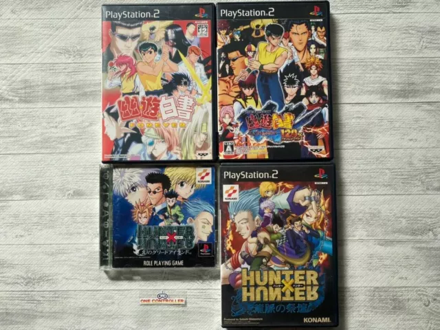 Hunter x Hunter & Rurouni Kenshin & Yu Yu Hakusho SONY PS 1 & 2 6 set used