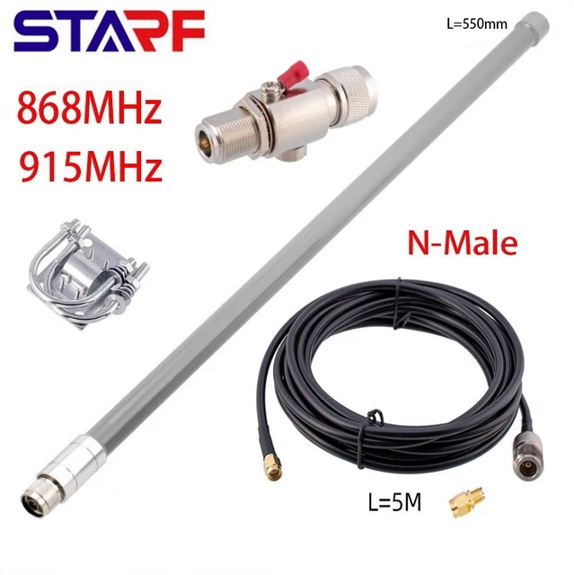 Migliore copertura rete con antenna elio ottimizzata STARF 12dBi 868MHz 915MHz