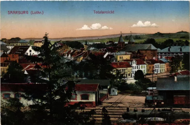CPA AK SARREBOURG - SAARBURG i. L. - Vue générale - Totalansicht (387640)