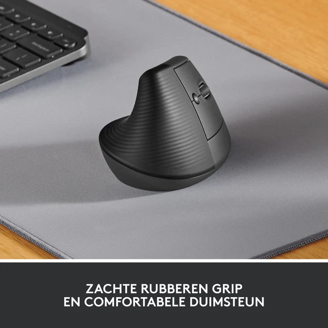 Souris Optique Ergonomique Logitech Lift Gris Acier main image 1