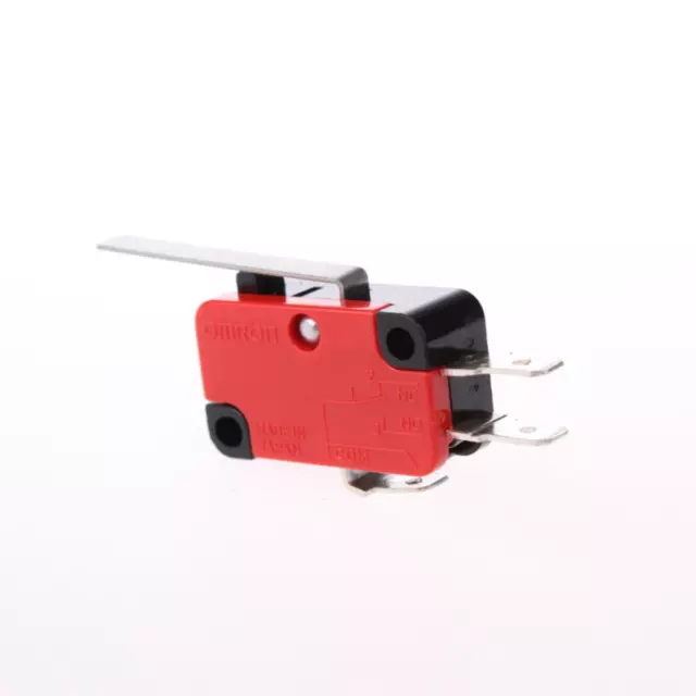 10Pcs Long Hinge Lever Snap Action SPDT Momentary Micro Limit Switch